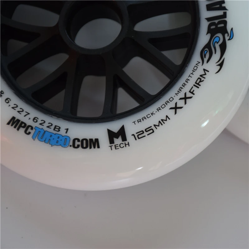 6 шт. MPC Black Magic SRC XXFirm 125 мм Профессиональный марафон колеса роликовые коньки для дорожного катания LZ100
