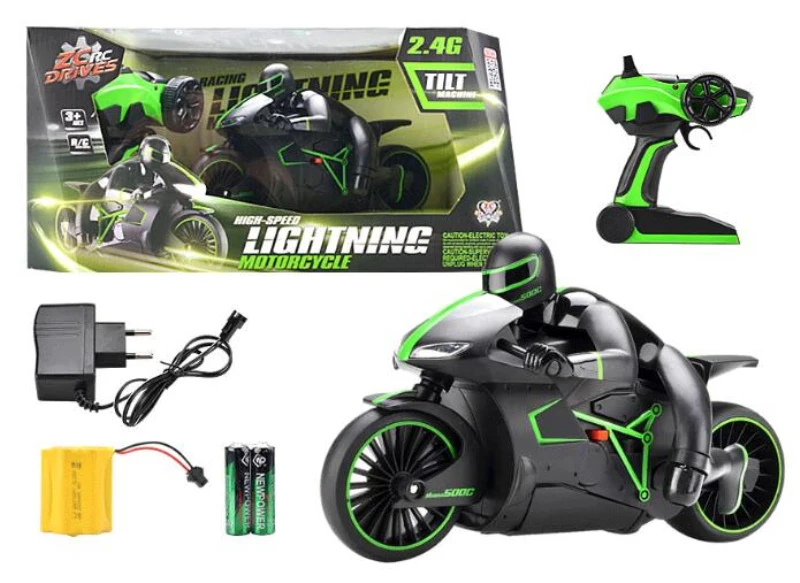 Children Electric Remote control Motorcycle Car Toy 2.4G Highlight Light High Speed Drift Anti-Collision RC Motorcycle Kids Toy