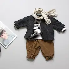 Детские хлопковые брюки; han ban; вельветовые и вельветовые штаны с подкладкой; штаны-шаровары