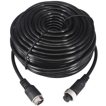 

4-pin Power Video Extension Cable M12 Wire with 4pin Connection for Backup Camera CCTV Camera DVR