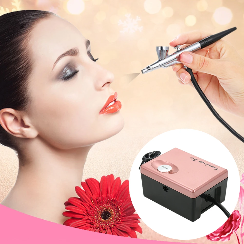 

Cosmetic Spray Tattoo Multifunction Cake Manicure Face Painting Portable Airbrush Set Art Atomizing Makeup Tool Tools Compressor