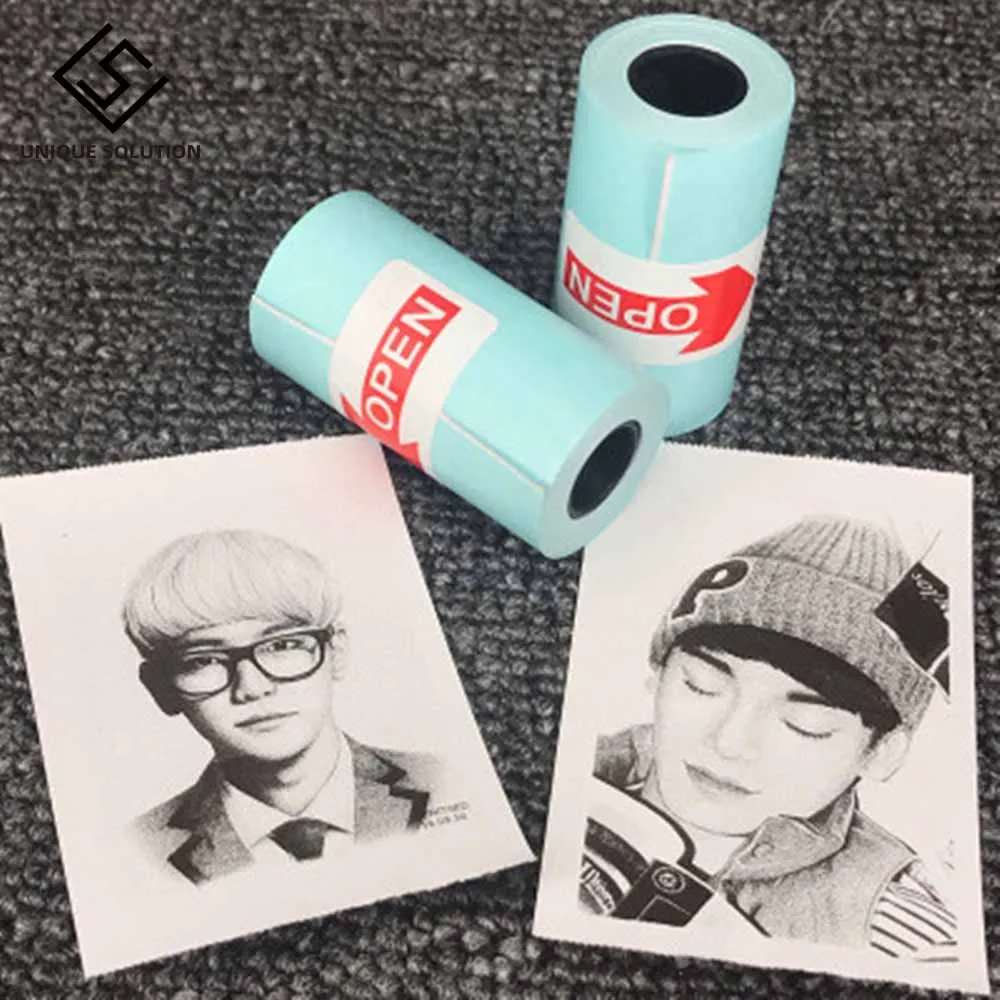 3 Rolls Printing Paperang Sticker Paper Photo Paper for Mini Pocket Photo Printer Paperang Bill Receipt Papers