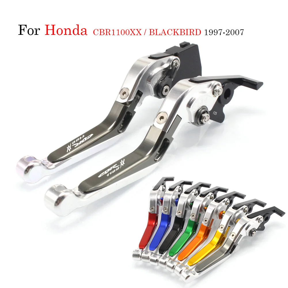 

For Honda CBR1100XX/BLACKBIRD 1997 1998 1999 -2007 Brake Clutch Extendable Handle Levers Folding Lever Motorcycle Accessories
