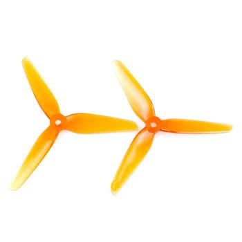 

1Pack 5.1 Inch CW and CCW Propeller Three-blade Paddle Poly Carbonate 4.9g for FPV Racing Propeller Supports POPO Accessories