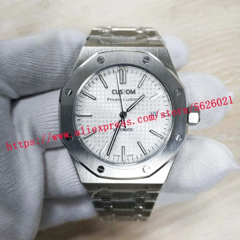 

The Mens' Watches 41mm Sapphire Crystal Stainless Steel Sport Luminous Calendar Wateproof AAA Automatic Mechanical Watch Men 04