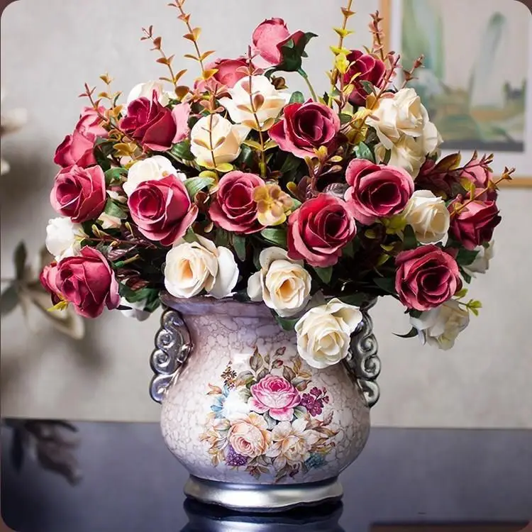 Blumenvasen Wazony Ozdobne, золотые керамические украшения, современные аксессуары для украшения дома, Современная ваза для цветов
