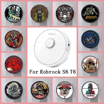 

Provide Customized Custom Anime Sticker for xiaomi Roborock S6 T6 Robot Robotic Vacuum Cleaner Skin Spare Parts Accessories