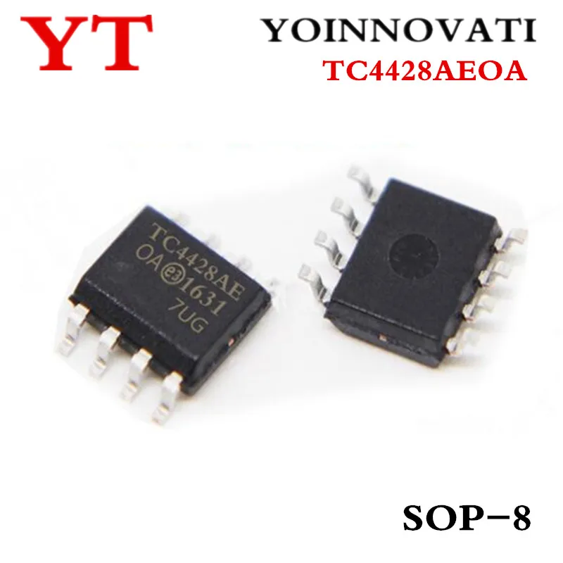 10 шт. TC4428AEOA TC4428 4428 GATE DRVR LOW-SIDE 8soic IC | Электронные компоненты и принадлежности