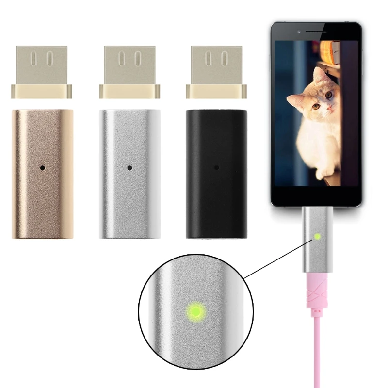 Металлический магнитный микро USB конвертер «Мама-папа» адаптер для телефона Android