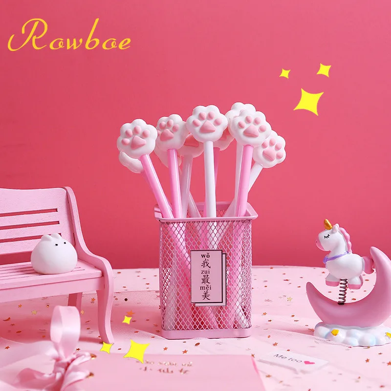 Милые Канцтовары ROWBOE Корейская девушка Сердце нейтральная ручка Мягкая Милая в