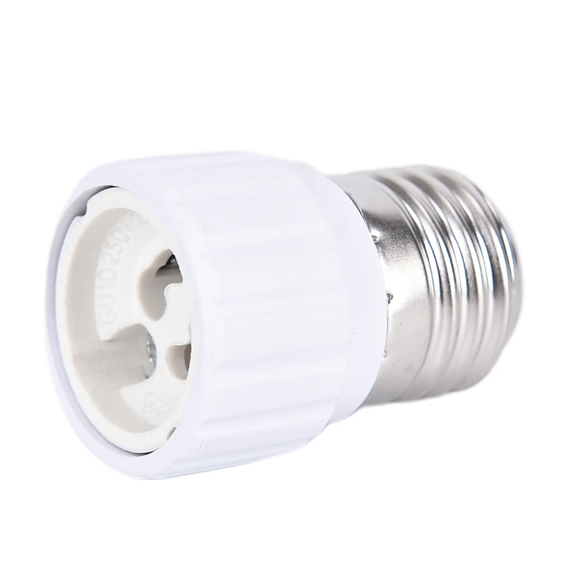 1pc Led Lamp Bulb Base Conversion Holder E27 To GU10 Converter Socket Adapter GU10 to E14