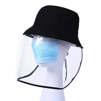 

Virus Protective Hat Multi-function Protective Cap Eye Protection Anti-fog Windproof Hat Anti-saliva Face Cover Cap