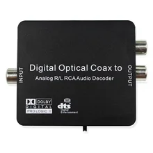 5,1 Dolby DTS Цифровой оптический коаксиальный аналоговый R/L RCA аудио декодер конвертер