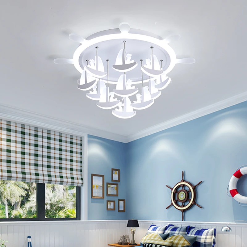 Пиратский светодиодный потолочный светильник для детской комнаты, для учебы, для детской комнаты, современный потолочный светильник, светодиодный потолочный светильник avize lustre