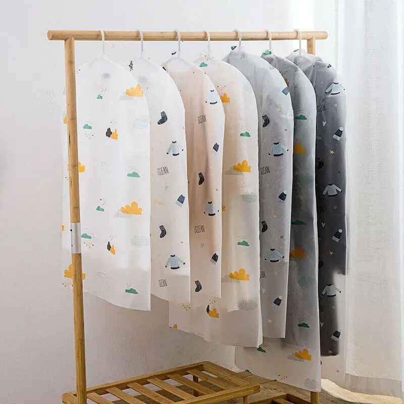 Anti Dust Cover Organizer Bag Wardrobe Hanging Clothing Storage