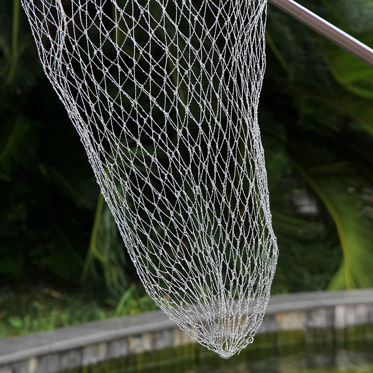 

Stainless Steel Dip Net Extendable Positioning Rod round-Toe Stainless Steel Anti-slip Circle Large Dip Net