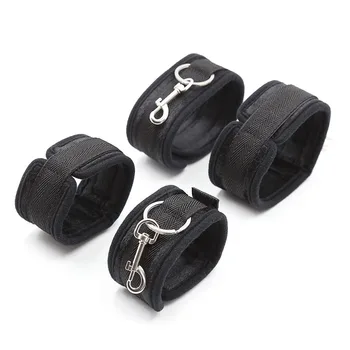 Sex Furniture Handcuffs Ankle Cuffs BDSM Bondage Set Restraint Gear Open Leg Fetish Adult Sex Toys For Couples Game Sex Products 5