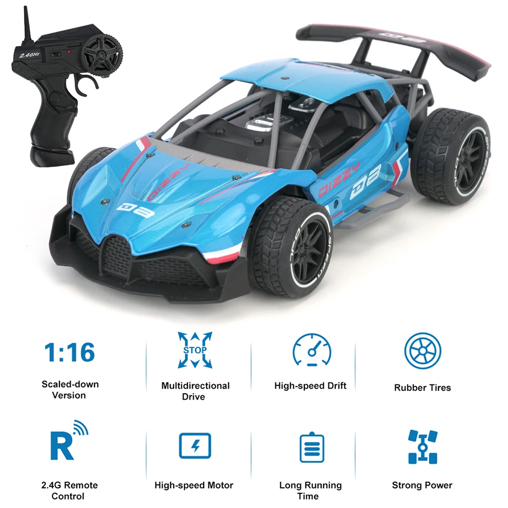 1/16 Масштаб RC Автомобиль 2,4G RC Дрифт автомобиль сплав высокая скорость гоночный Радиоуправляемый автомобиль электронный гоночный хобби игрушка для детей