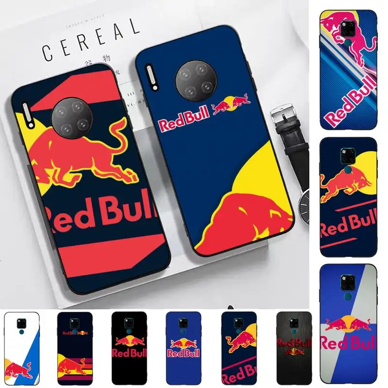 Брендовый чехол RED Energy drink Bull для телефона Huawei Mate 20 10 9 40 30 lite pro X Nova 2 3i 7se | Мобильные