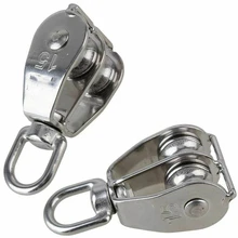 20 шт. трос из нержавеющей стали кран шкив блок M15 подъемный поворотный кран крюк один шкив блок подвесной провод буксирное колесо