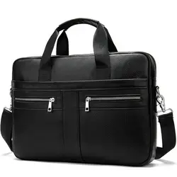 Мужской портфель сумка высокого качества Бизнес известный бренд коровья кожа сумки через плечо Офисные Сумки мужская сумка для ноутбука