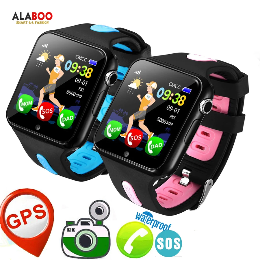 

Smart Remote Camera GPS LBS Kids Student Music Player Wristwatch SOS Call Monitor Tracker Location Alarm Bluetooth Phone Watch