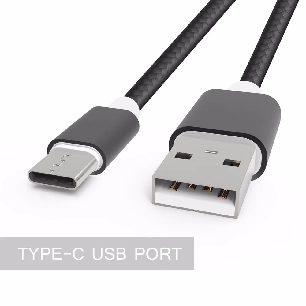 Тип usb C кабель для Xiaomi Mi 8 Тип-C данных Шнур для huawei P20 Pro Быстрая зарядка кабель для samsung Galaxy S8 удлиненные