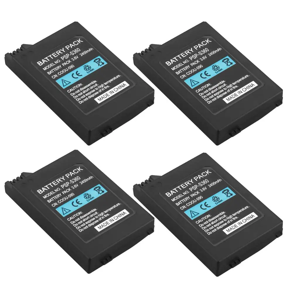 4pcs Batteries Pack Replacement For Sony Psp 2000 Psp 3000 Psp2000