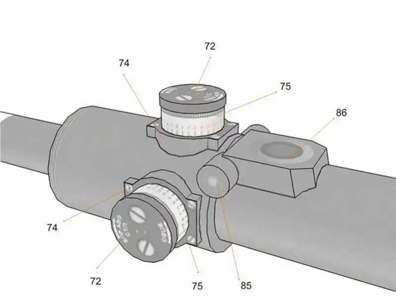 1 22 м SVD Драгунова 3D Бумажная модель снайперская Военная вентиляторы оружия