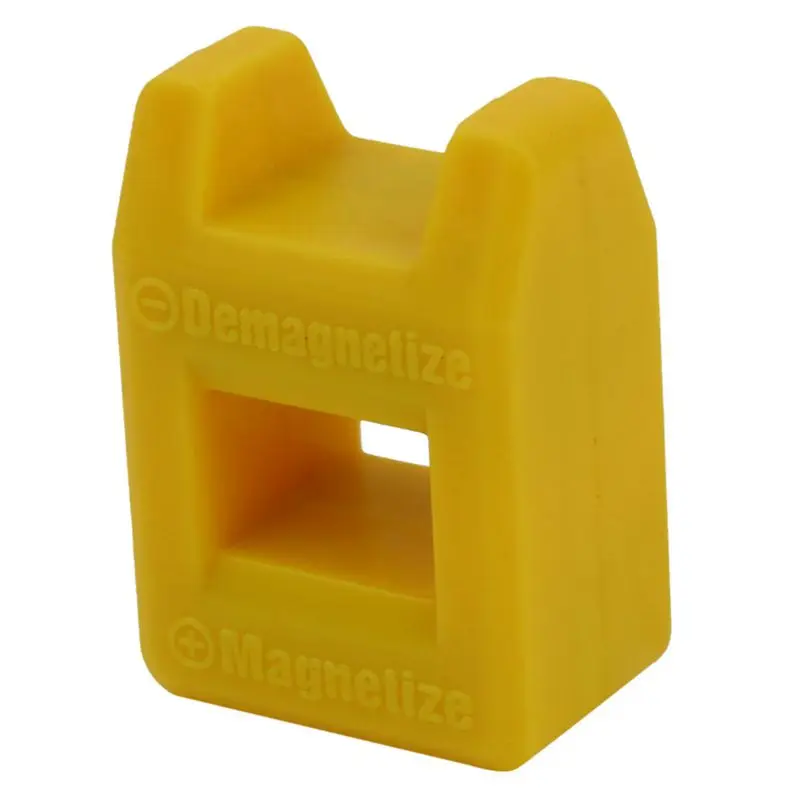 

Screwdriver Magnetizer Degaussing Demagnetizer Magnetic Practical Pick Up Tool Color:Yellow