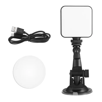

Zoom Calls Dimmable With Adhesive LED Fill Light Photography USB Rechargeable Strong Suction Live Streaming Video Conference