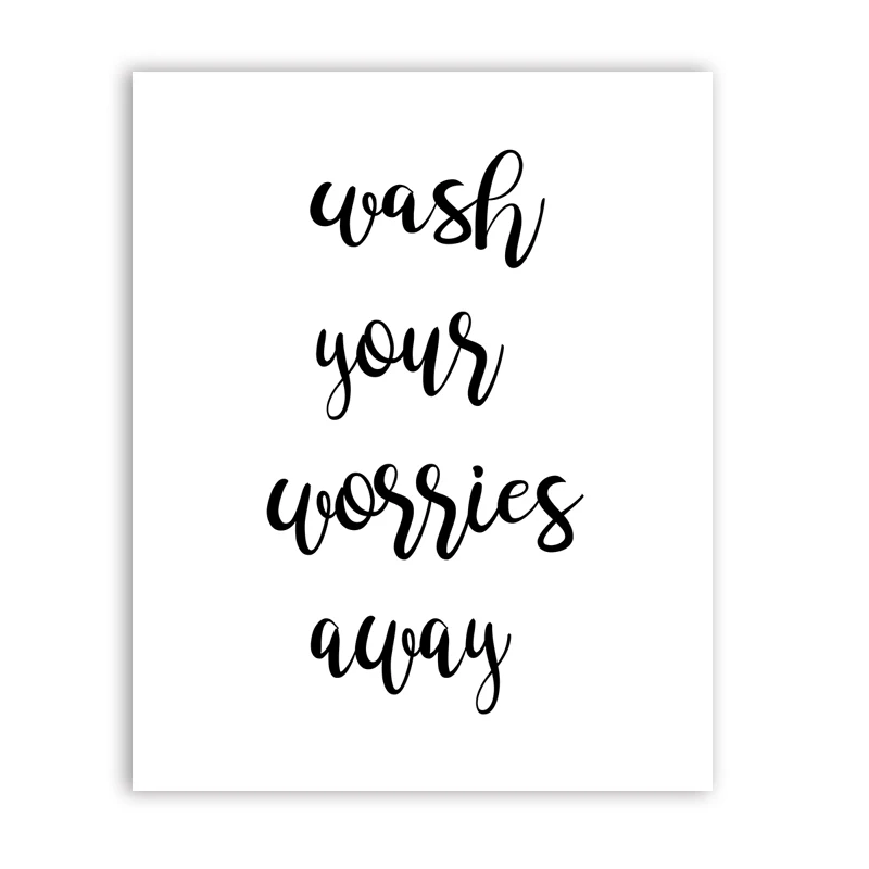 Wash-Your-Worries-Away-Quote-Wall-Art-Canvas-Print-And-Poster-Bathroom-Prints-Canvas-Painting-Home (4)