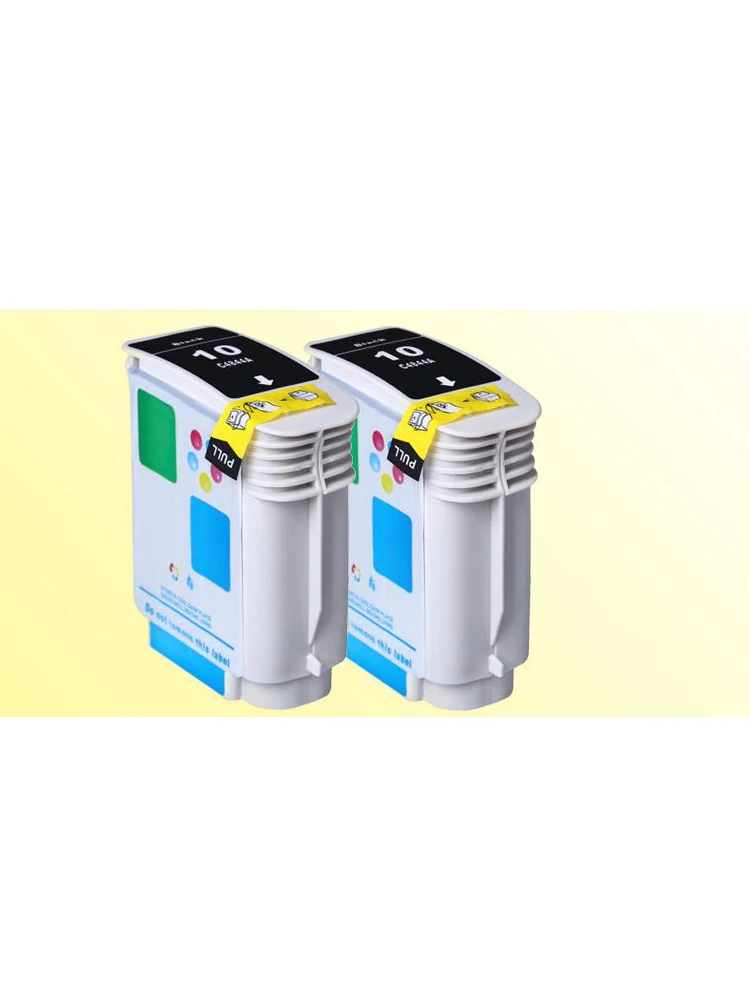 2 шт. 10BK черный совместимый картридж для hp10 C4844A 800 K850 500 1200