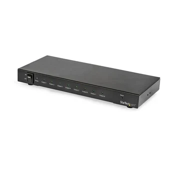 

StarTech.com 8-Port 4K 60Hz HDMI Splitter, HDMI, 8x HDMI, 3840 x 2160 pixels, Black, 60 Hz, 1280 x 720 (HD 720),1920 x 1080 (HD