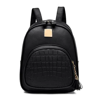 

PU Leather 2020 New Korean Backpack Ladies Backpacks Fashion Embossed Multi-function Fashion Allmatch Bag Rucksack Mochila Mujer