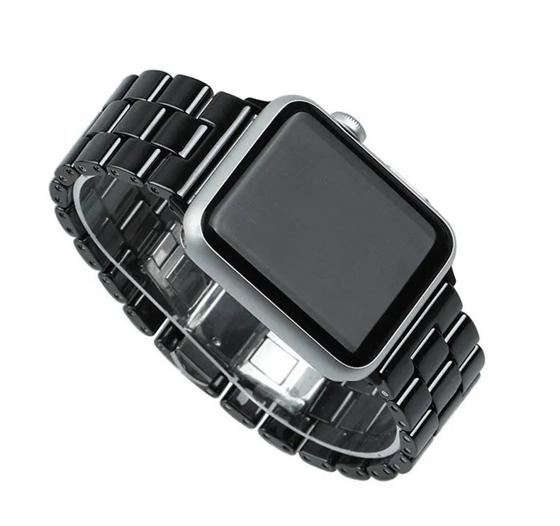Керамический ремешок для часов Apple Watch iWatch Apple Watch 42 мм 44 мм 38 мм 40 мм Серия 1 2 3 4 5 сменный браслет на запястье