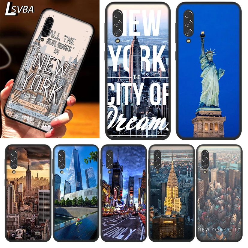 

New York City for Samsung Galaxy A90 5G A80 A70S A70 A60 A50 A50S A40 A30S A20S A20E A20 A2 Core A10 Phone Case