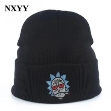 NXYY Рик и Морти мистер мезикс/Морти Смит/Рик Санчез шапочки теплые вязаные зимние шапки модные хип-хоп шапочки унисекс шапки