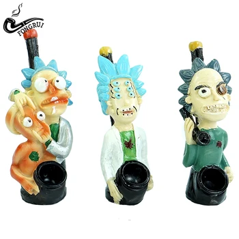 

1 PCS Resin Smoking Pipes Silicone Smoking Pipe Unbreakable Hand Pipe Wood Smoking Pipe Herb Tobacco Pipe for Grinder Smoke