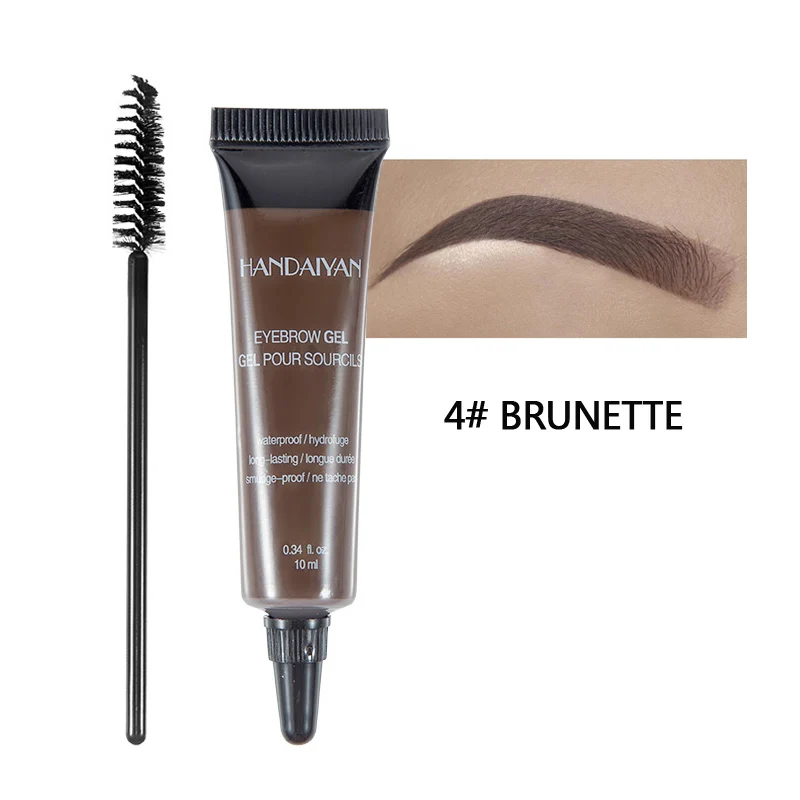 

Tattoo Paint Eyebrow Gel Makeup Kit Waterproof Eye Brows Tint Creamy with Brush Eyebrow Enhance Tool LDO99