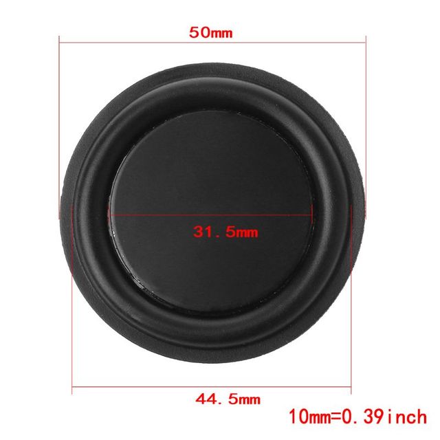 Bass Radiator Woofer Vibration Membrane Passive Speaker Subwoofer DIY Home Theater Repair Kit