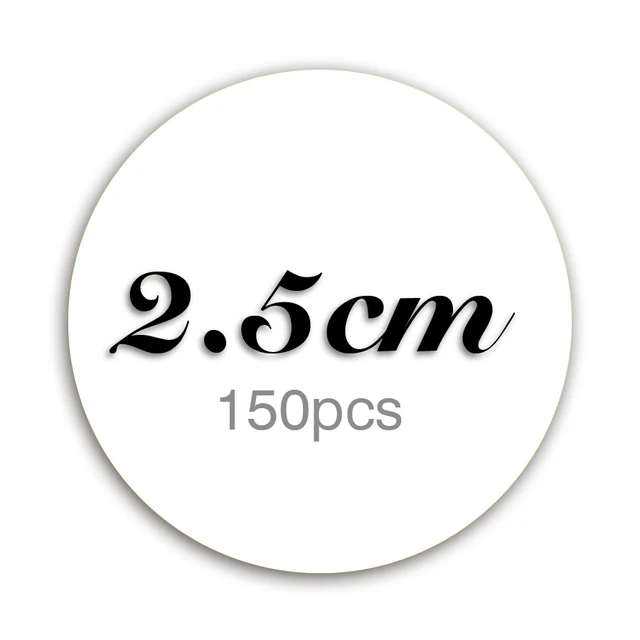 Custom Sticker And Customized LOGO Wedding  Design Your Own Stickers Personalized Adhesive Round Label For Packing 2.5CM-150PCS