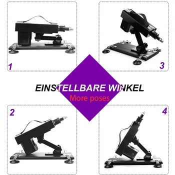 Adult Sex Machines for Woman Masturbating Pumping Sex Gun Adjustable Speed Love Machine for Women with Vagina Cup Sex Products 5