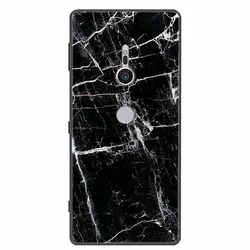 Stylish Marble Painted Soft TPU Phone Case Cover for XZ2 Premium (21)