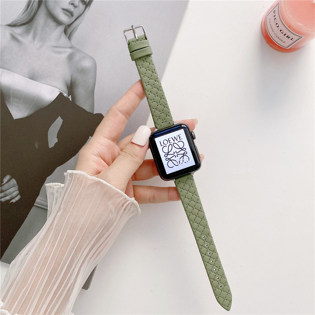 Loop Bracelet for Iwatch Series 7 41mm 45mm 6SE 5 4 3 2 1 44mm Slimmer Wrist Strap for Apple Watch Band 38mm 42mm 40mm