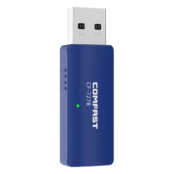 

COMFAST USB WiFi Bluetooth 4.2 Adapter Dongle 1300Mbps 2.4G+5.8G Antenna Dual Band Wireless External Receiver Network Card