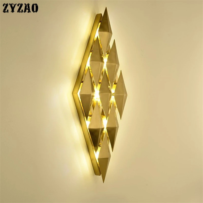 Простой роскошный настенный светильник в стиле постмодерн фоновая настенная