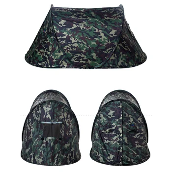 

Convenient 1-2 Person Camouflage Tent Ultralight Single Layer Water Resistance Ventilation Camping Tent Anti-ultraviolet