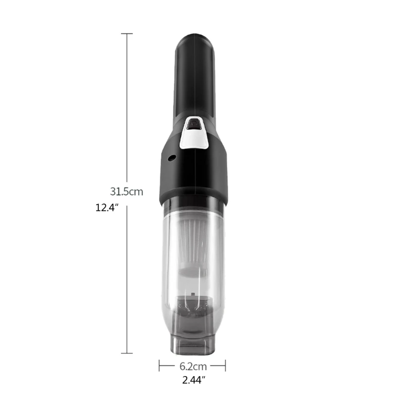 N0HF Cordless Handheld Vacuum Cleaner High-power Cleaner Lightweight Portable Cleaning Strong Cyclone Suction for Car Home