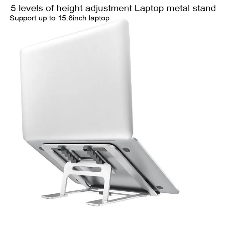 Алюминиевая Подставка для ноутбука Регулируемый угол складной держатель для ноутбука планшета ПК